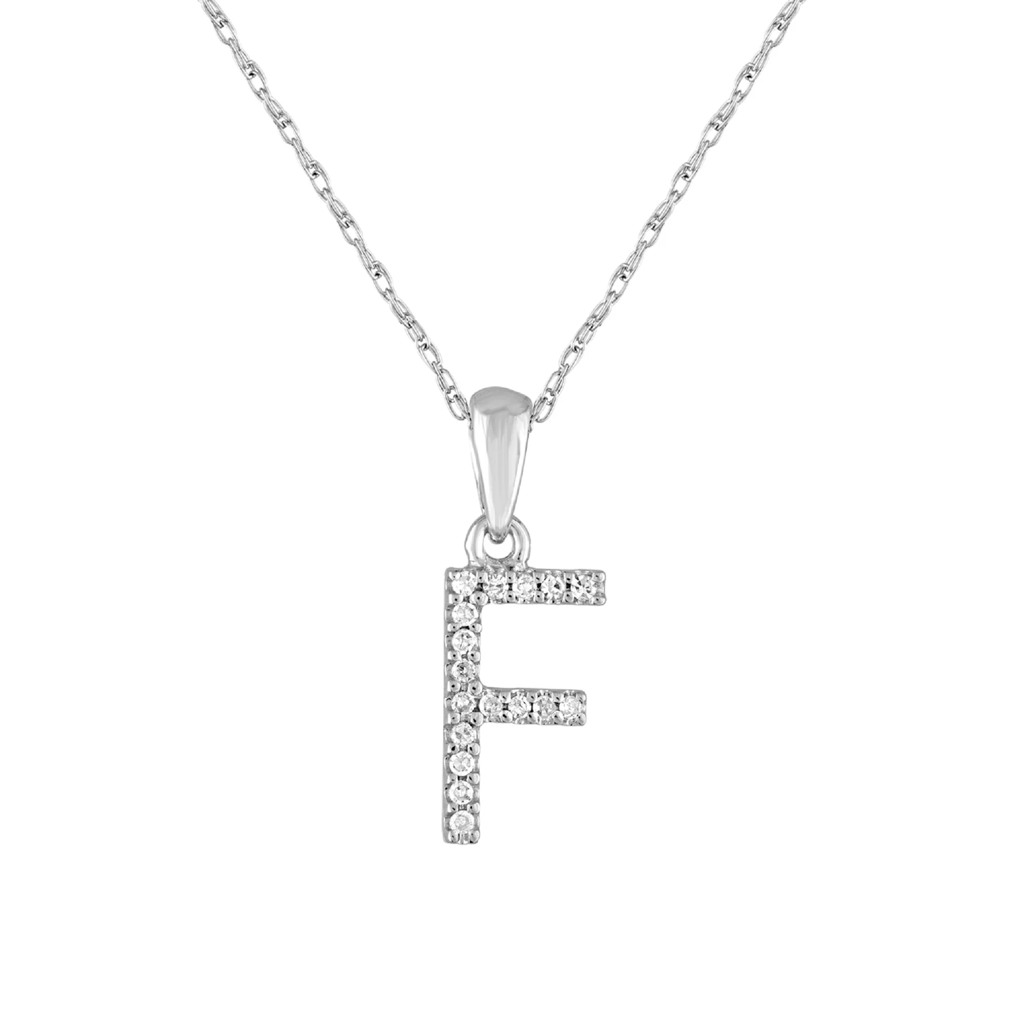 Sabrina Designs 14K Gold 0.06ctw Diamond Initial Pendant with Chain - Image 31