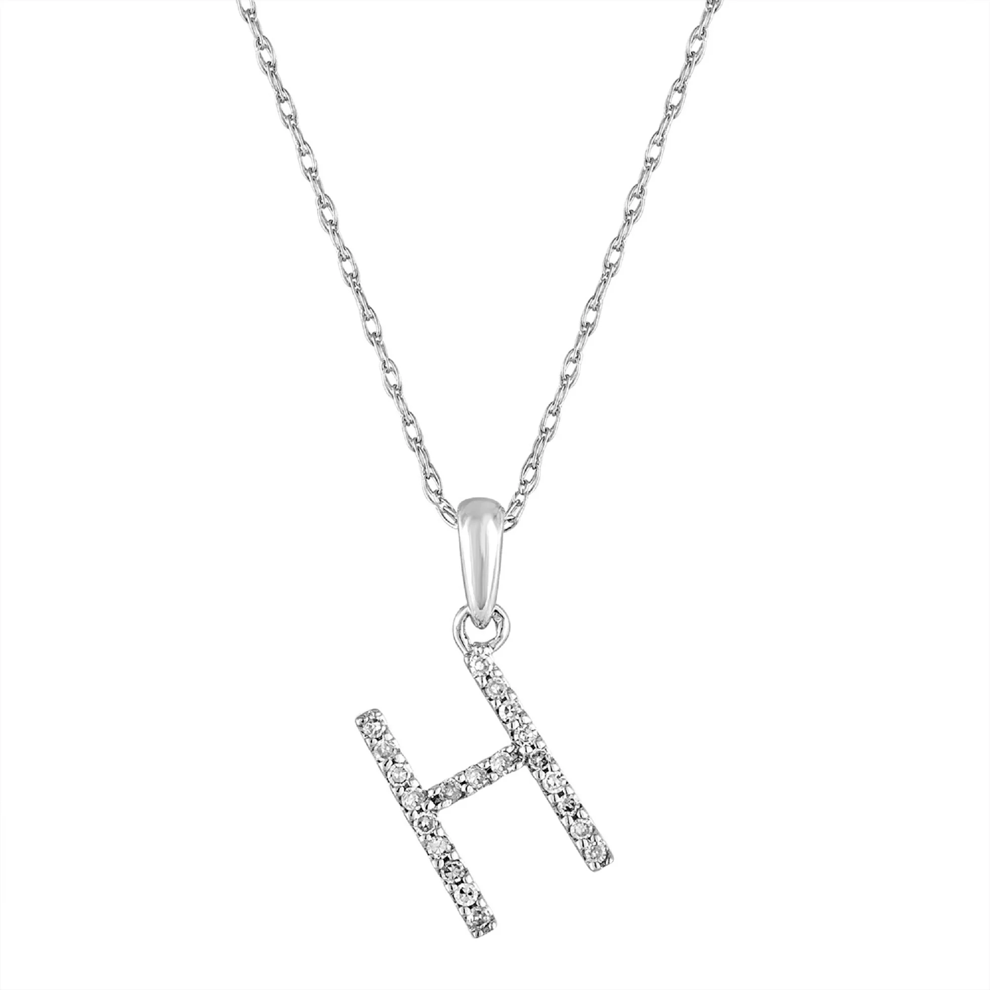 Sabrina Designs 14K Gold 0.06ctw Diamond Initial Pendant with Chain - Image 33