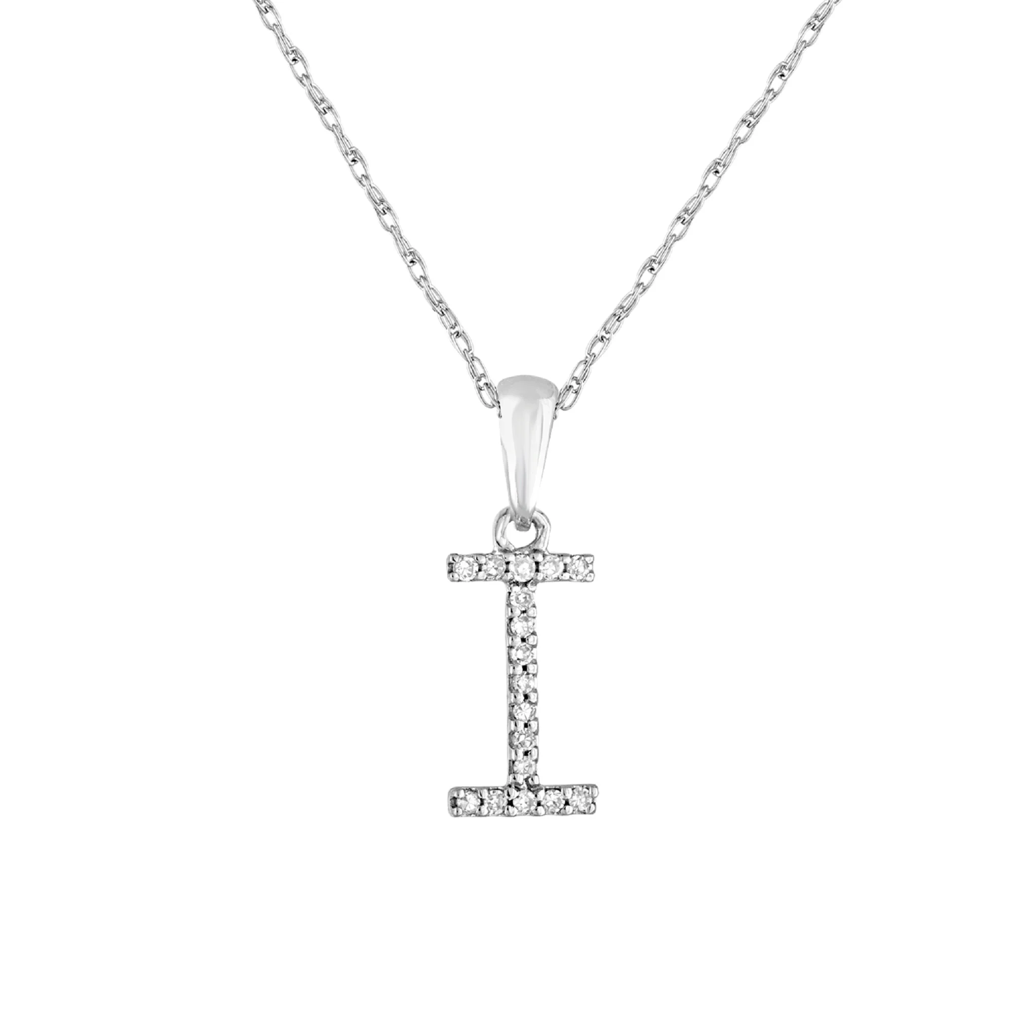 Sabrina Designs 14K Gold 0.06ctw Diamond Initial Pendant with Chain - Image 34