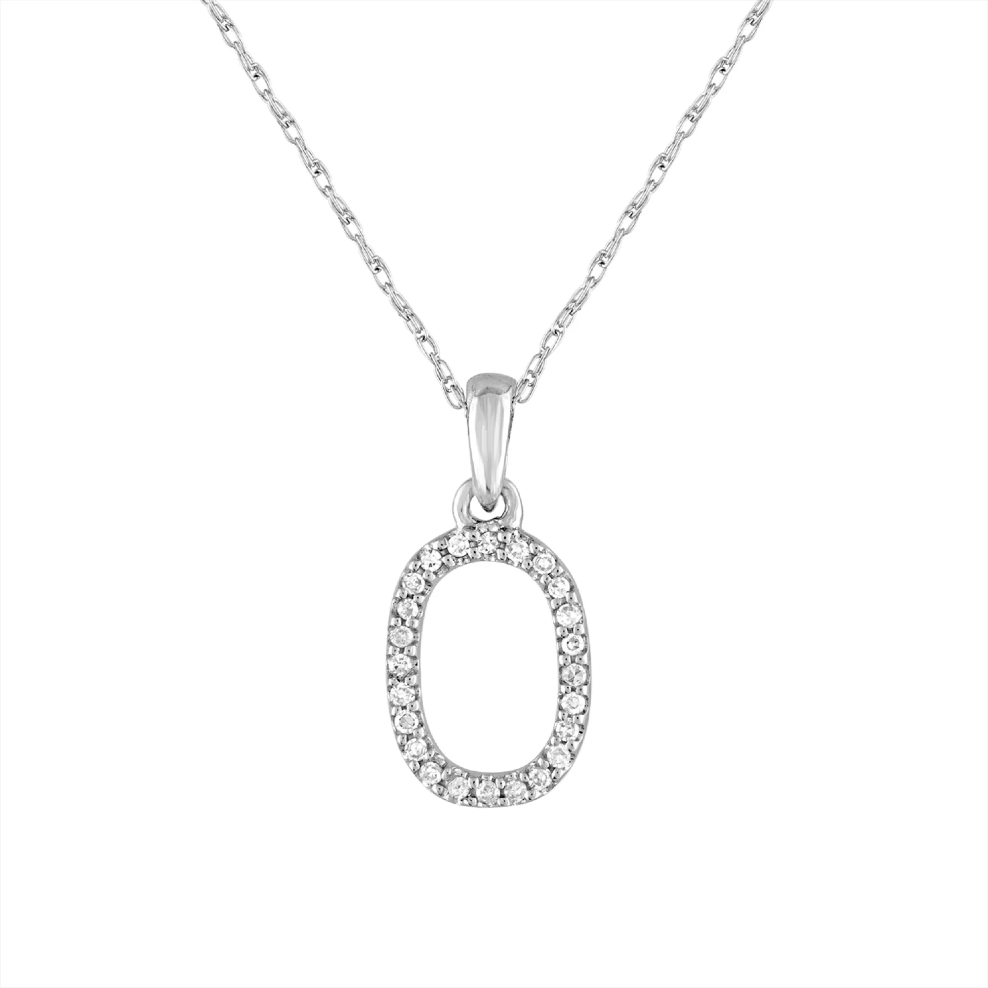 Sabrina Designs 14K Gold 0.06ctw Diamond Initial Pendant with Chain - Image 40