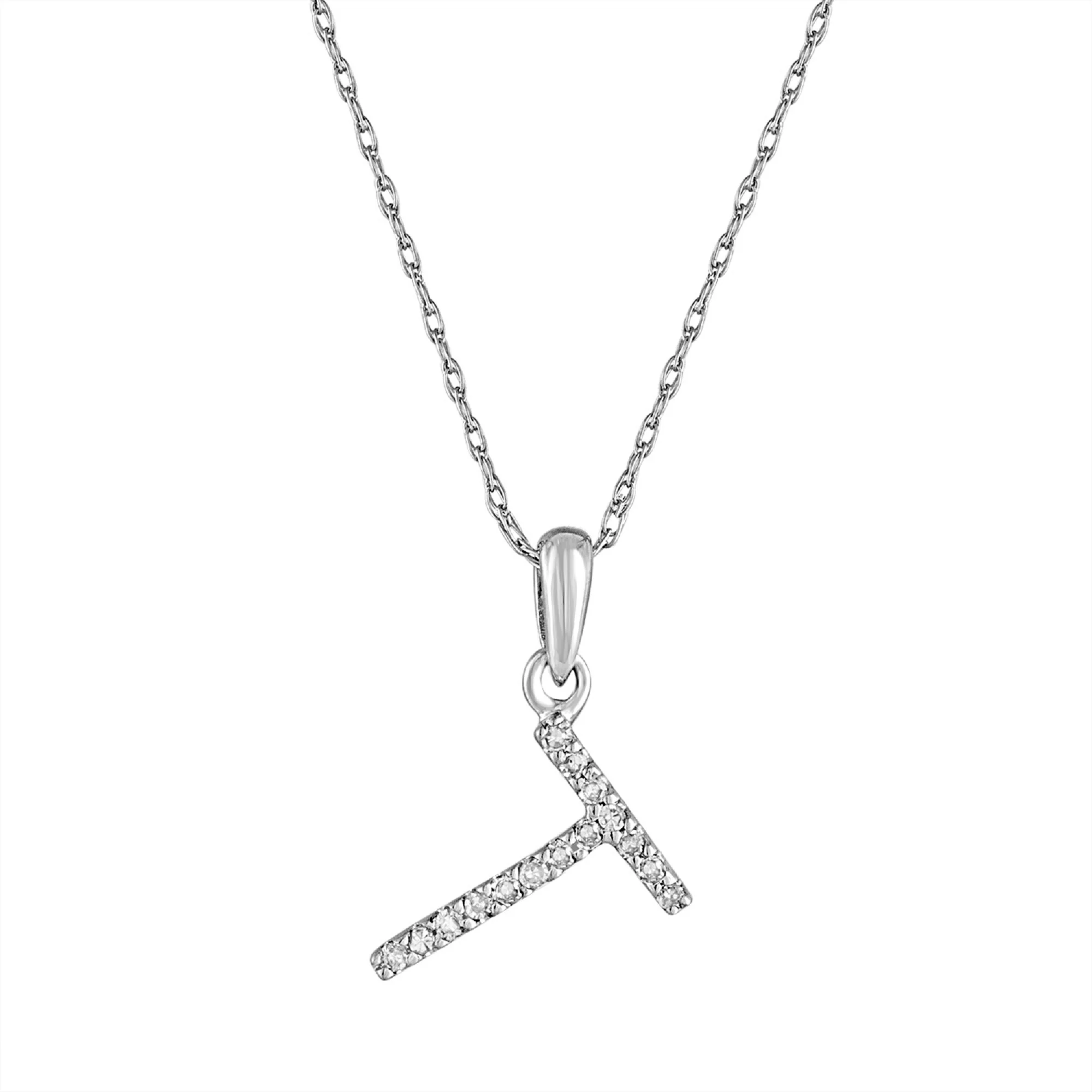 Sabrina Designs 14K Gold 0.06ctw Diamond Initial Pendant with Chain - Image 45