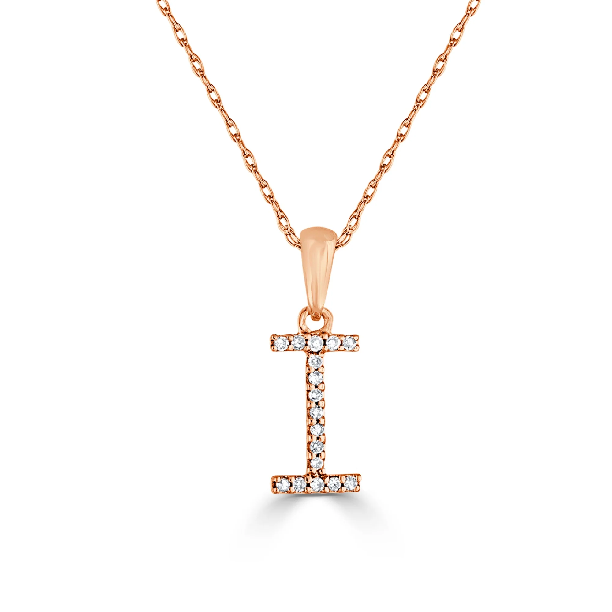 Sabrina Designs 14K Gold 0.06ctw Diamond Initial Pendant with Chain - Image 60