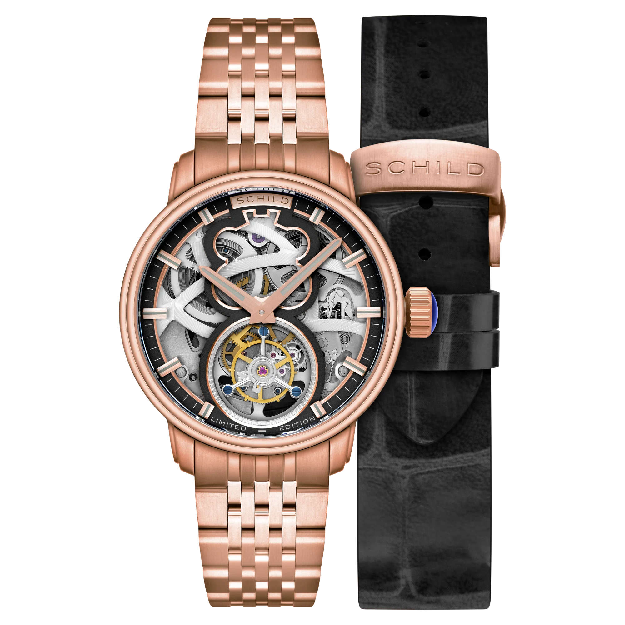 Schild Men's 42mm Maximillian Automatic Tourbillion Limited Edition Watch - Image 3