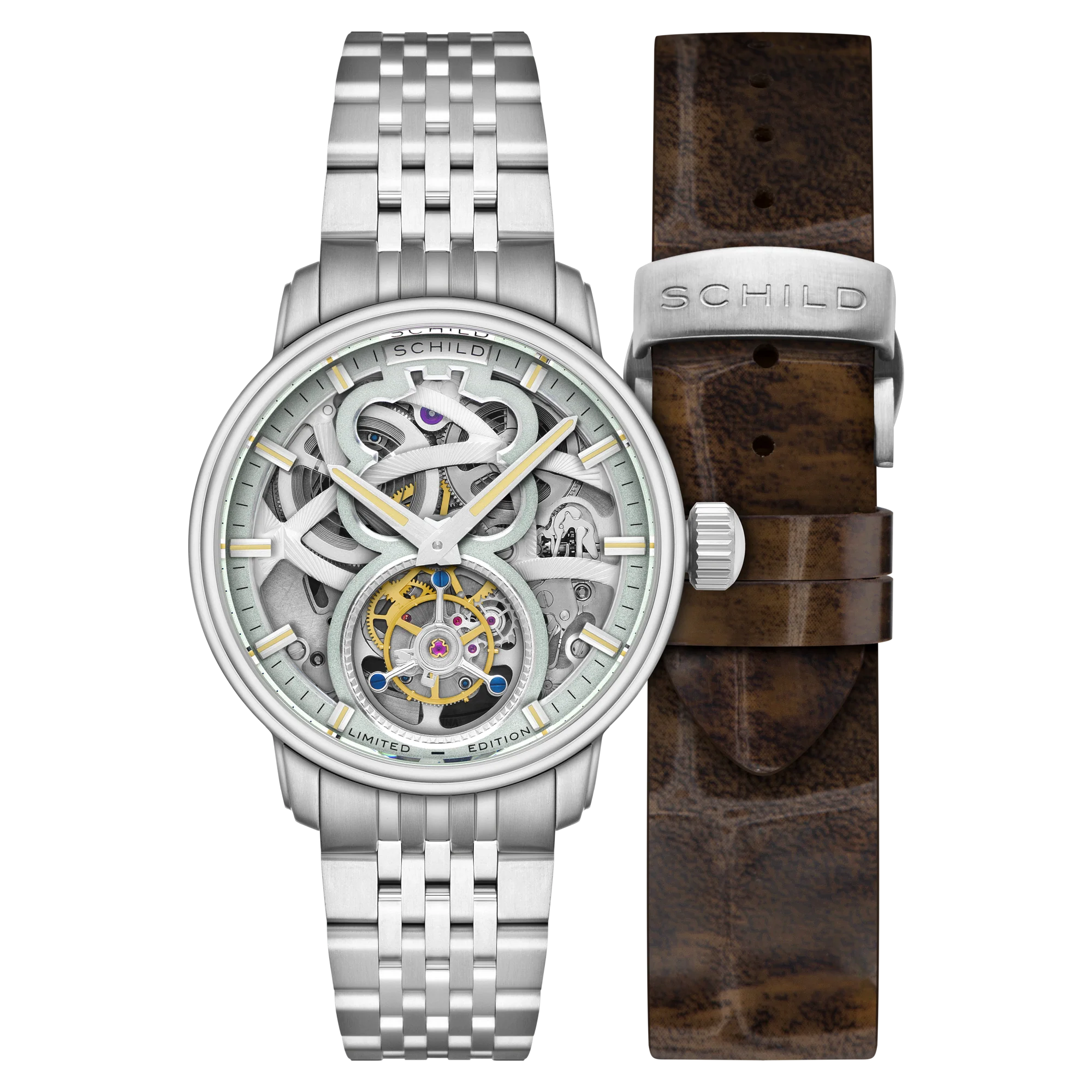 Schild Men's 42mm Maximillian Automatic Tourbillion Lmt Ed Interchangeable Watch - Image 2
