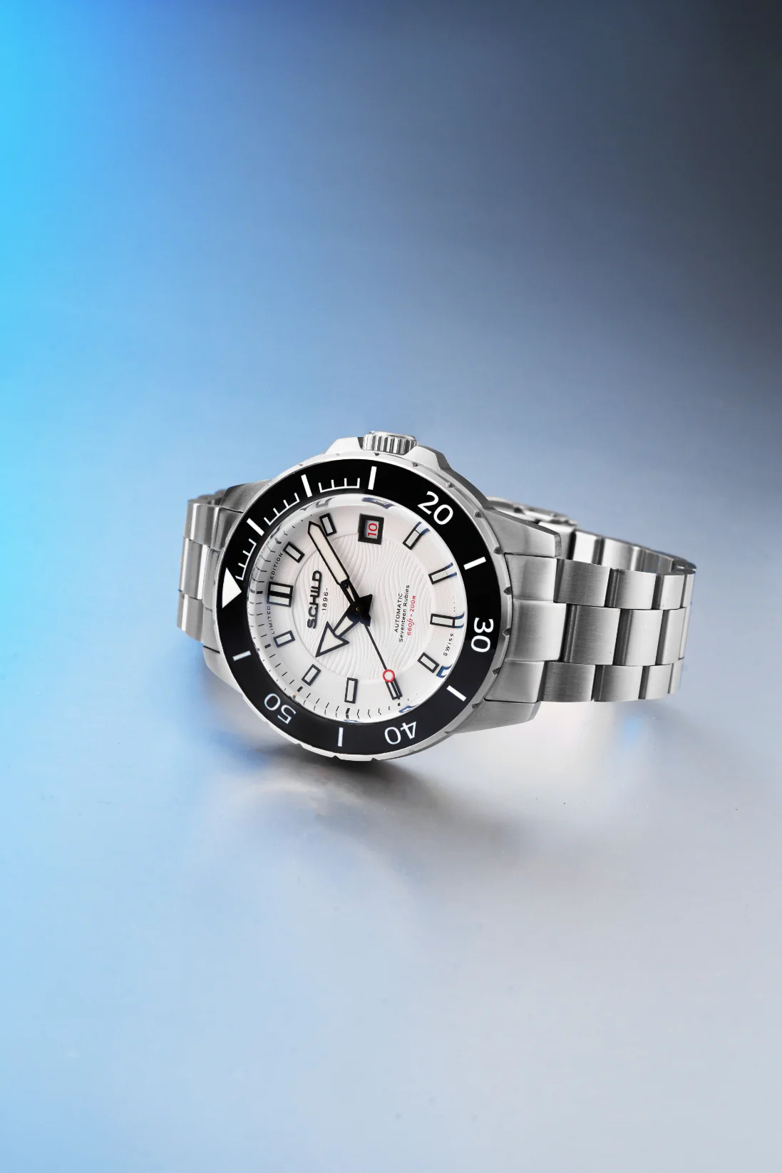 Schild Men's 43mm Hermann Swiss Automatic Limited Edition Bracelet Watch - Image 11