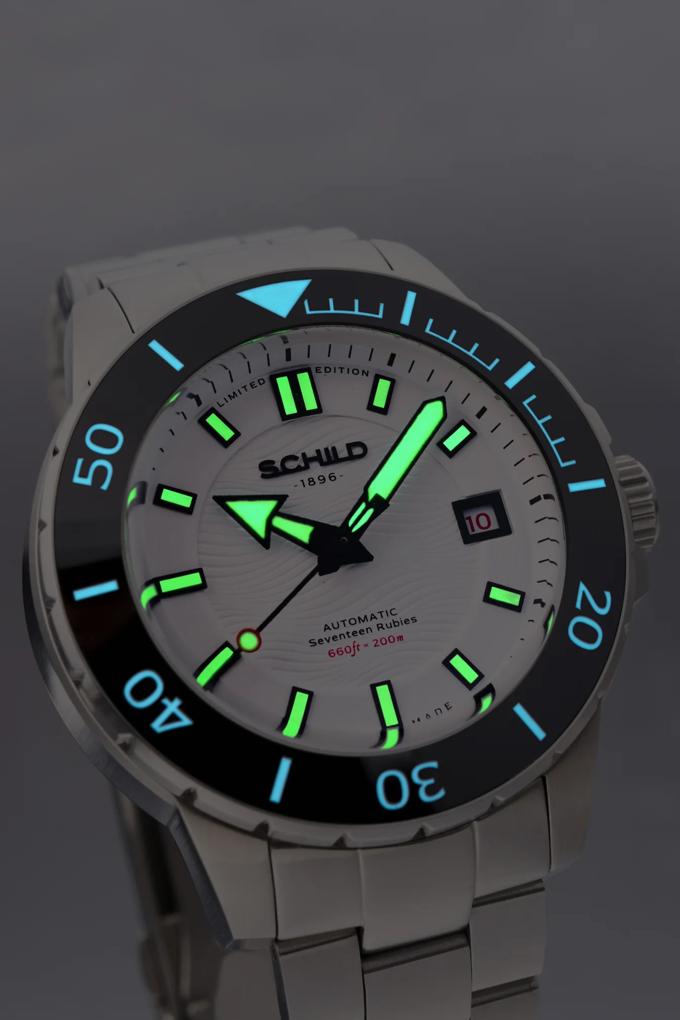 Schild Men's 43mm Hermann Swiss Automatic Limited Edition Bracelet Watch - Image 13