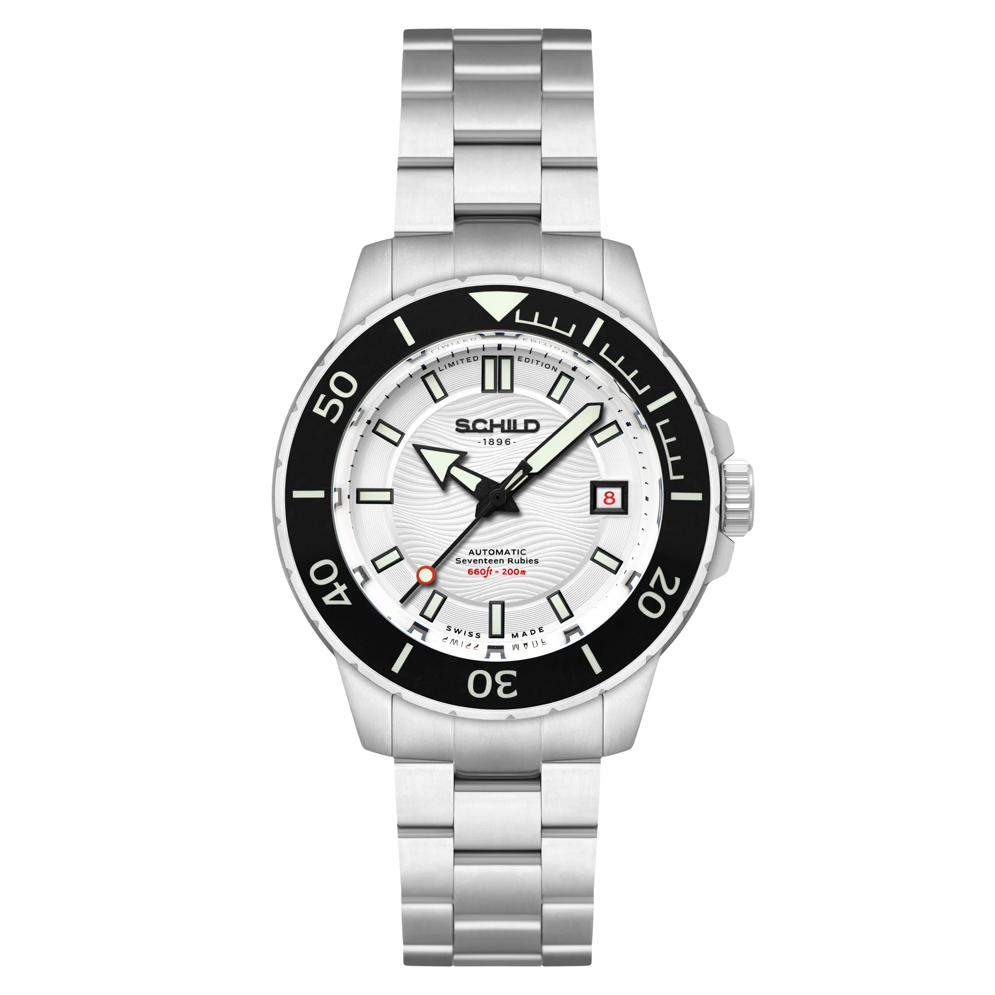 Schild Men's 43mm Hermann Swiss Automatic Limited Edition Bracelet Watch - Image 5