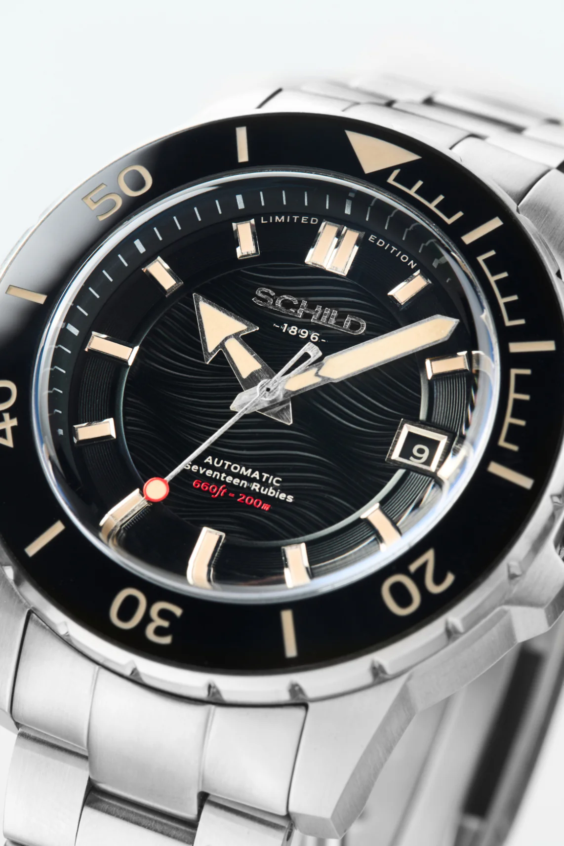 Schild Men's 43mm Hermann Swiss Automatic Limited Edition Bracelet Watch - Image 8
