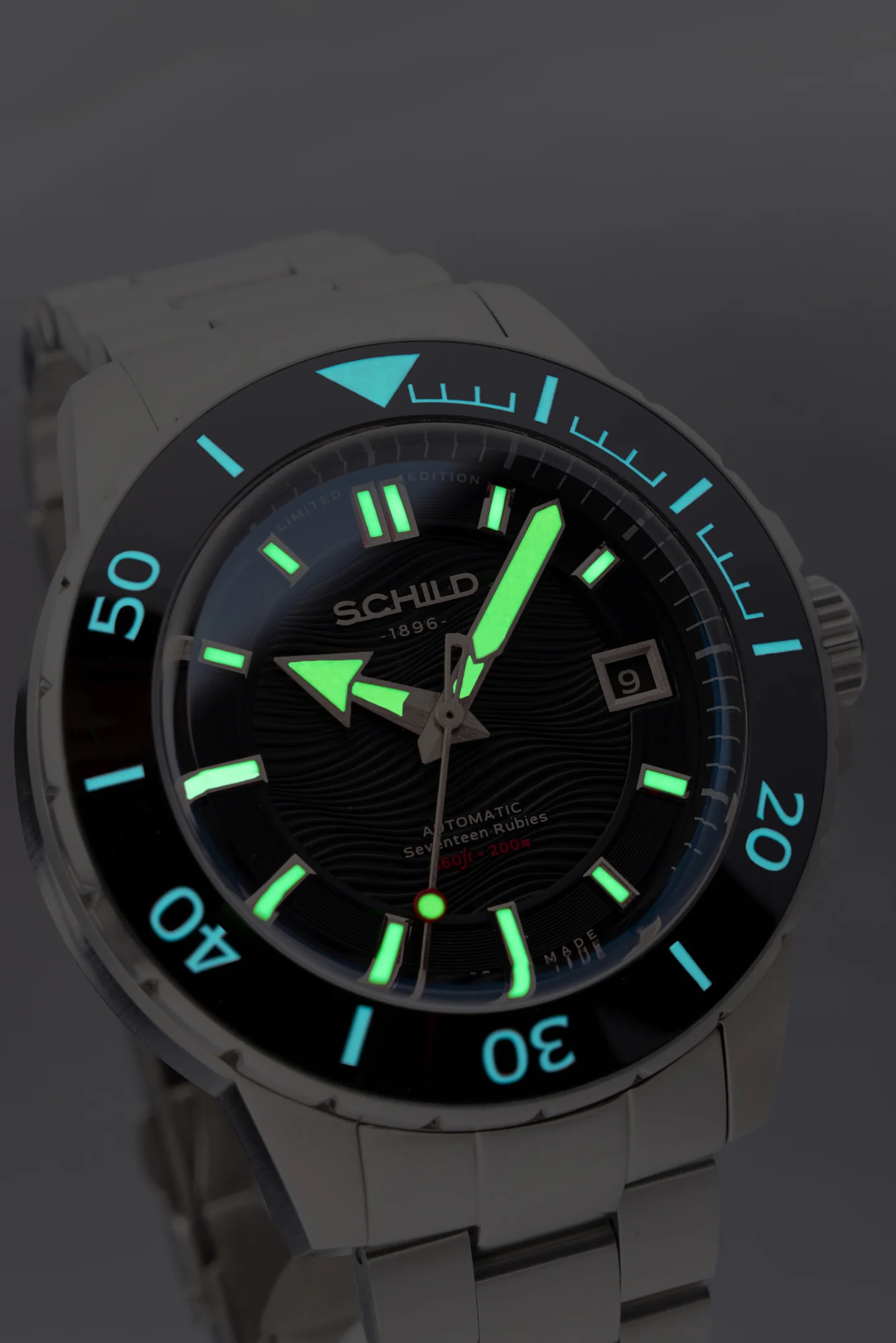 Schild Men's 43mm Hermann Swiss Automatic Limited Edition Bracelet Watch - Image 9