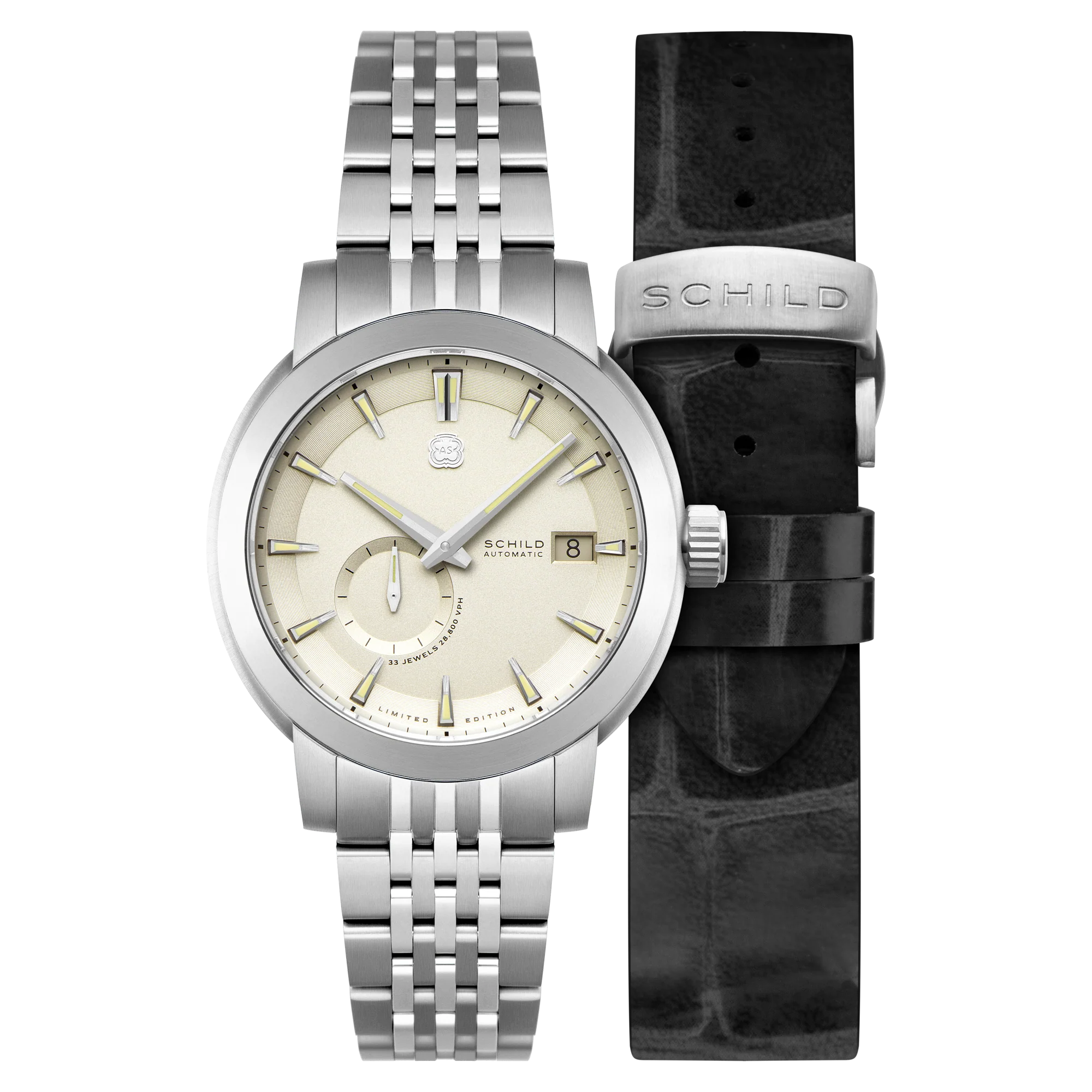 Schild Men's 44mm Heinrich Automatic Micro Rotor Lmt Ed Interchangeable Watch - Image 3