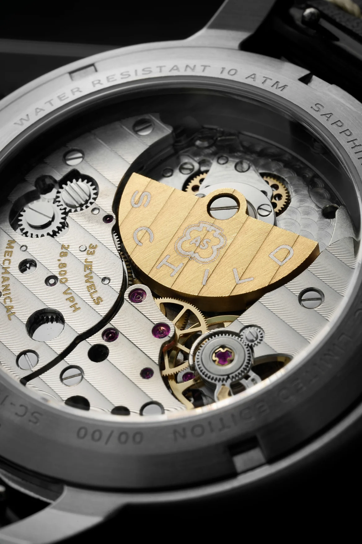 Schild Men's 44mm Heinrich Automatic Micro Rotor Lmt Ed Interchangeable Watch - Image 9