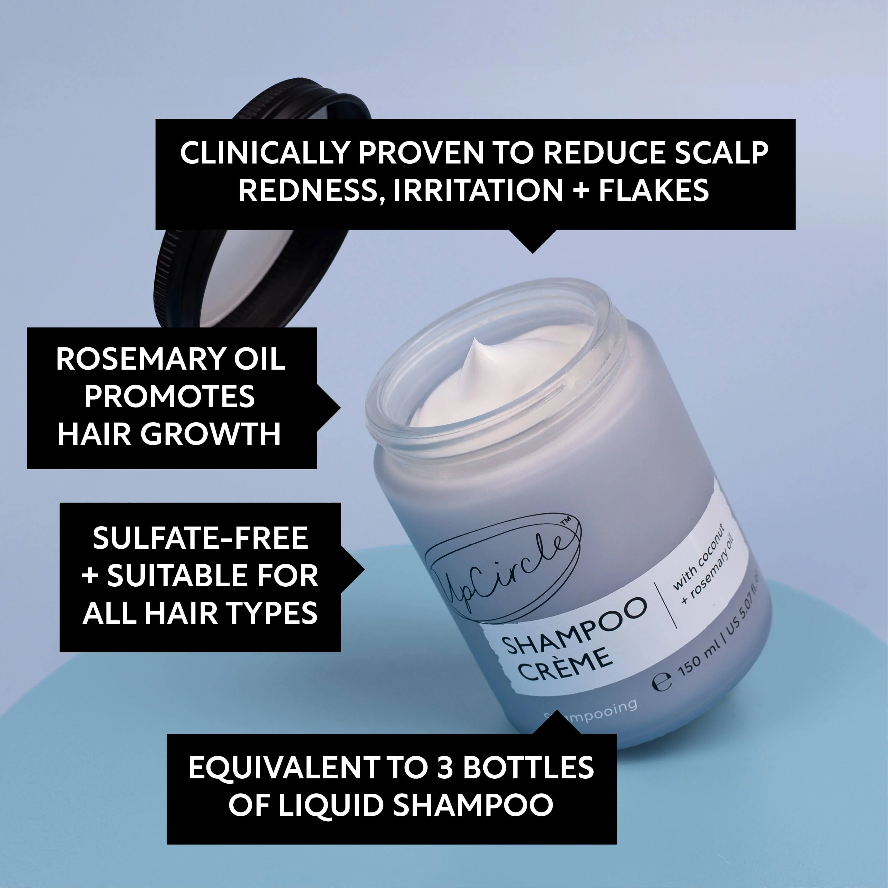 UpCircle Jumbo Shampoo Crème with Pink Berry Extract - Image 5