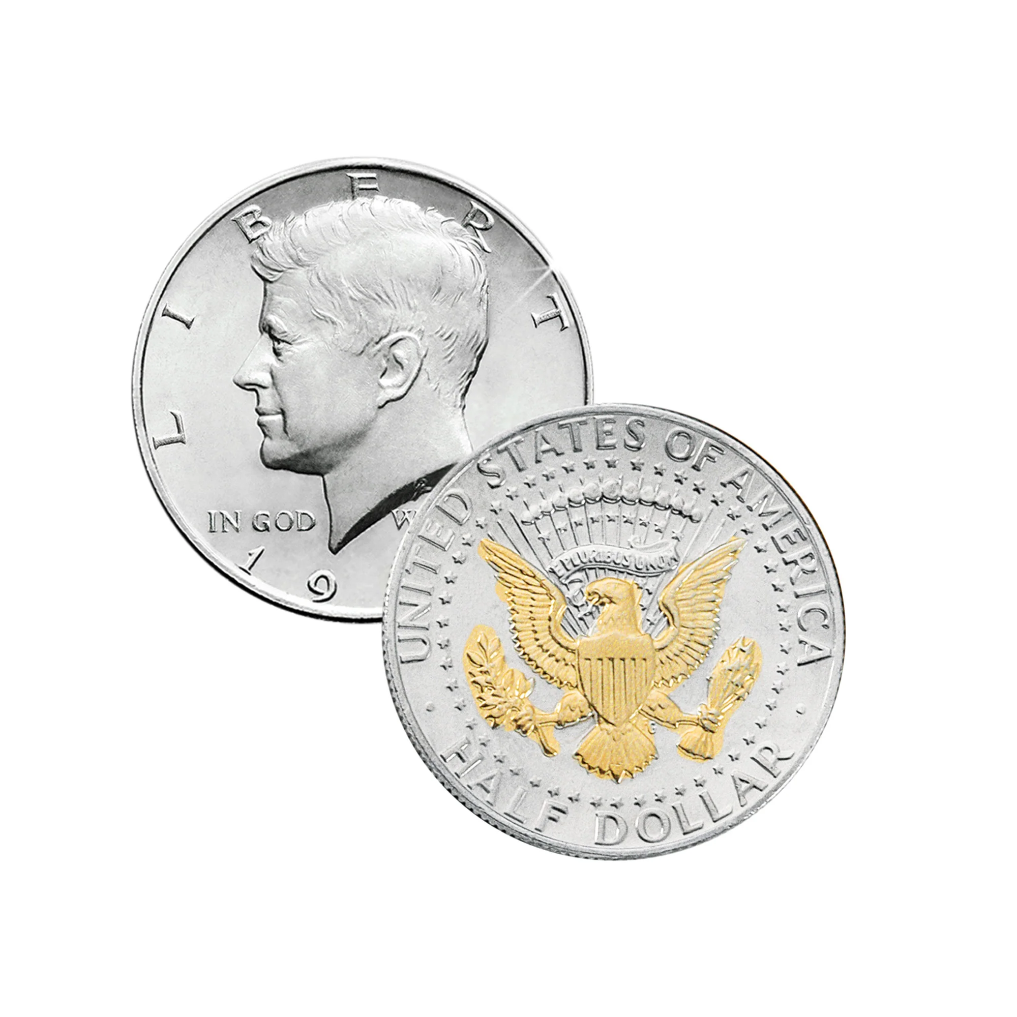 24K Gold Layered Presidential Seal Coin Money Clip - Image 6