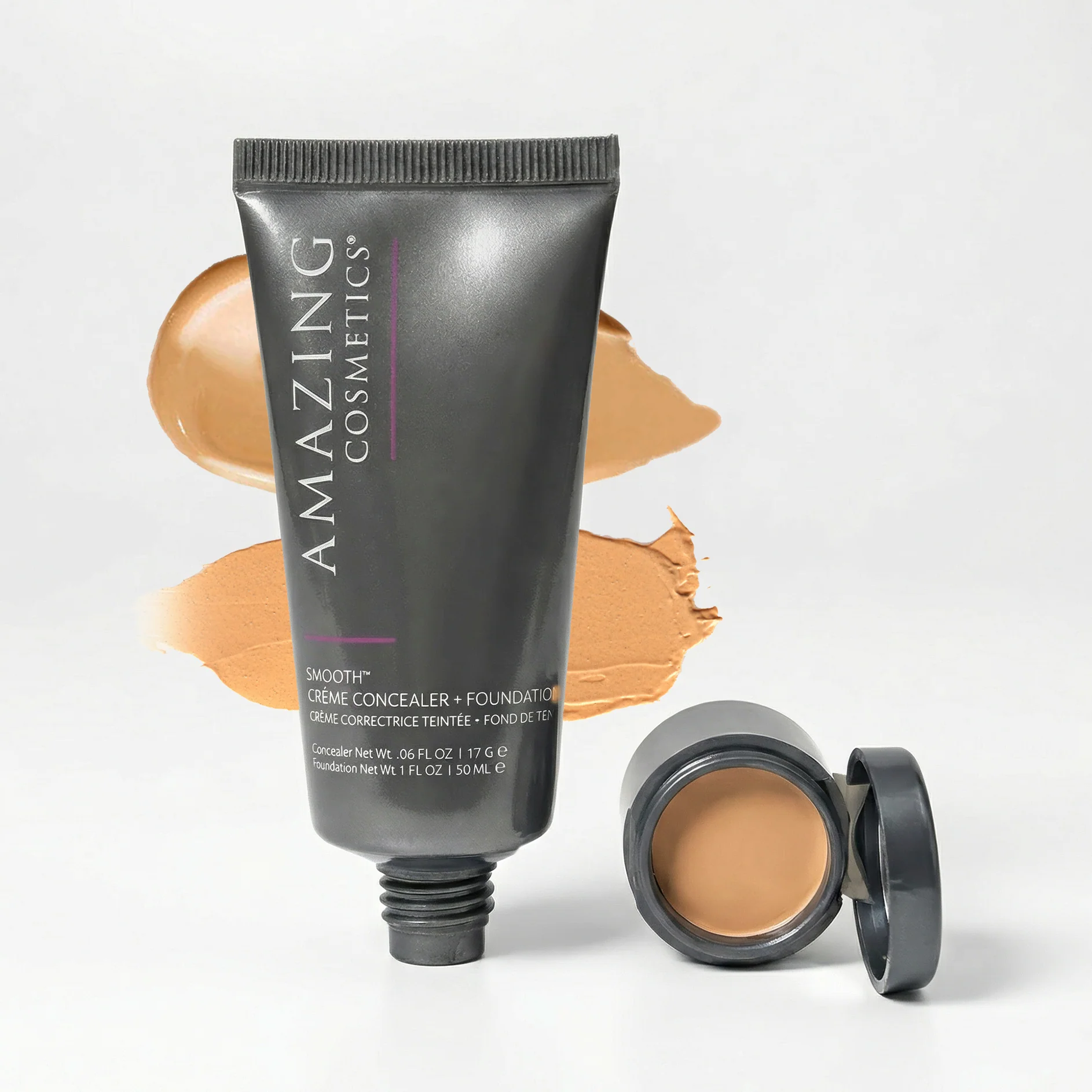 AmazingCosmetics SMOOTH® Crème Concealer & Foundation Duo - Image 5