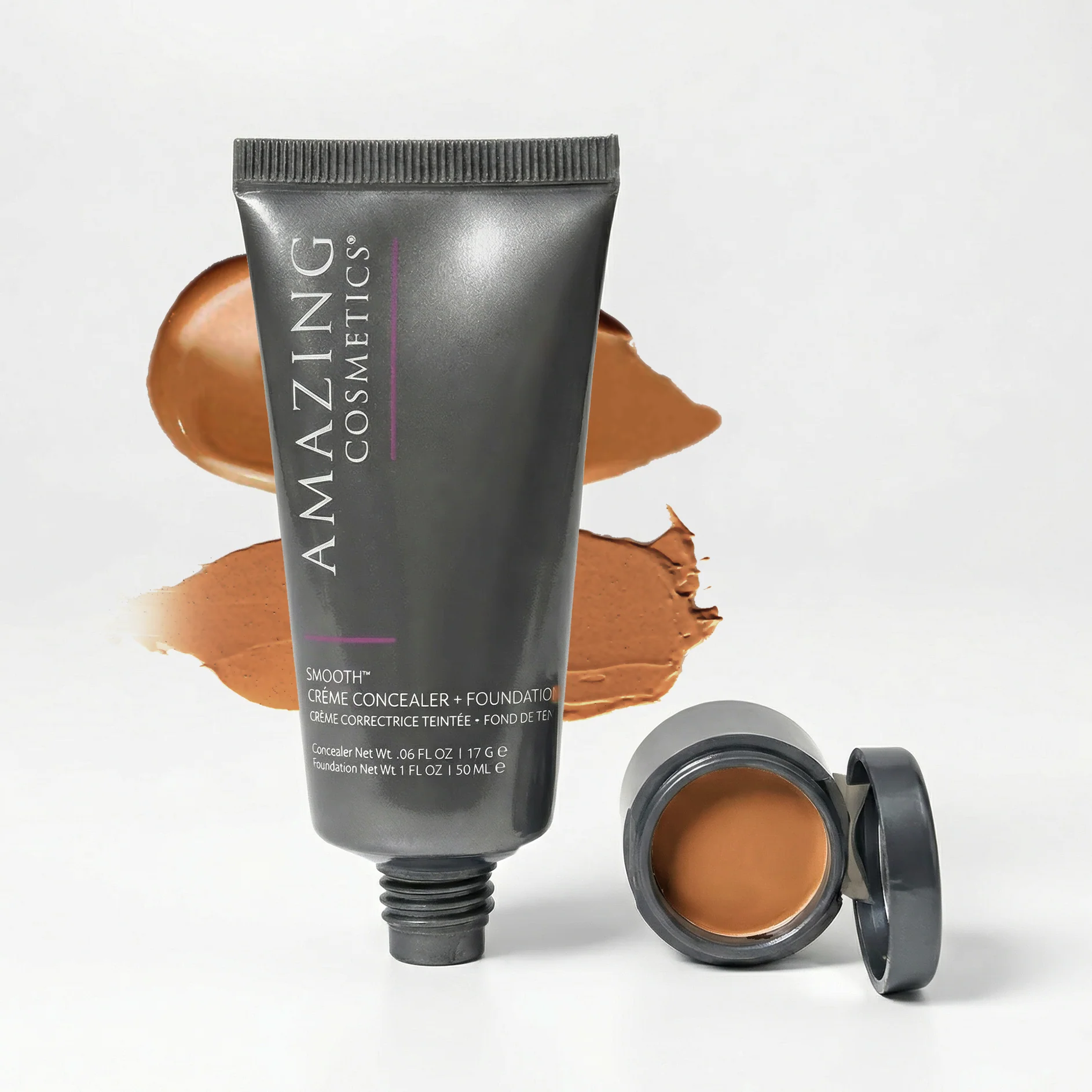 AmazingCosmetics SMOOTH® Crème Concealer & Foundation Duo - Image 6