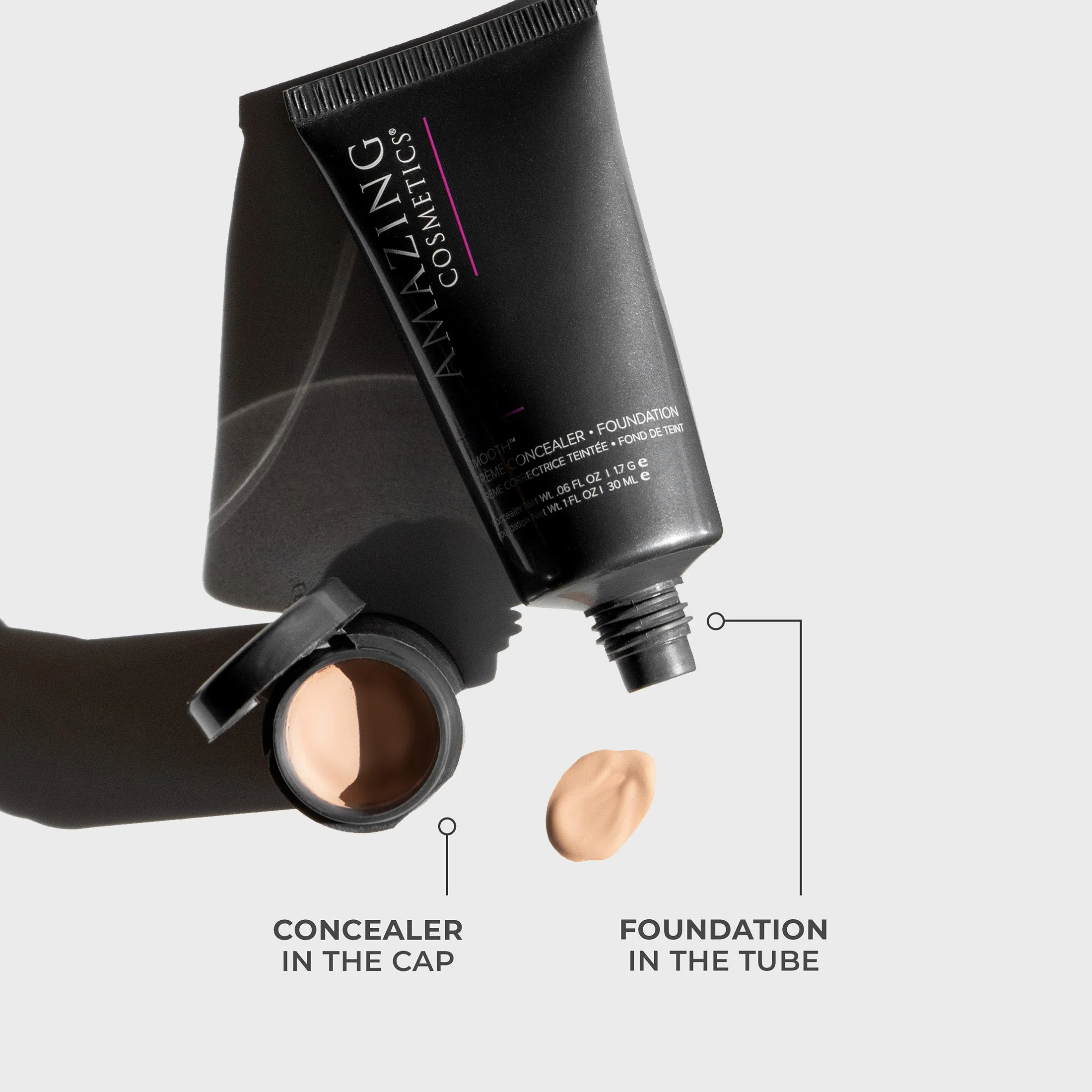 AmazingCosmetics SMOOTH® Crème Concealer & Foundation Duo - Image 7