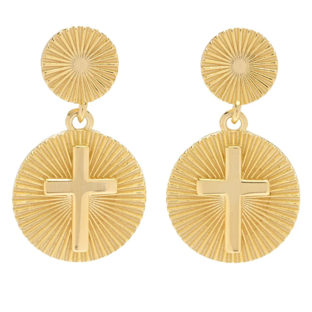 Sorrento Sterling Silver Motif Drop Earrings - Image 4