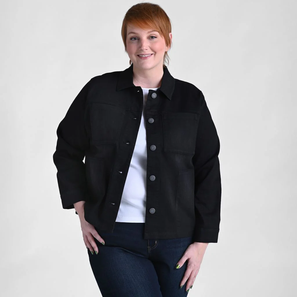 Christopher & Banks Stitch Detail Denim Jacket - Image 5
