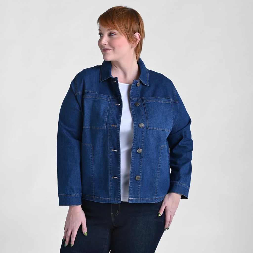 Christopher & Banks Stitch Detail Denim Jacket - Image 6
