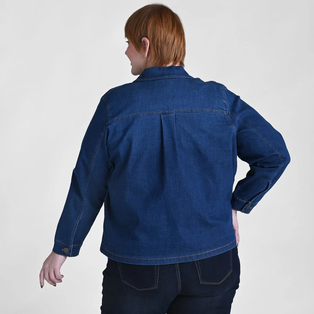 Christopher & Banks Stitch Detail Denim Jacket - Image 7