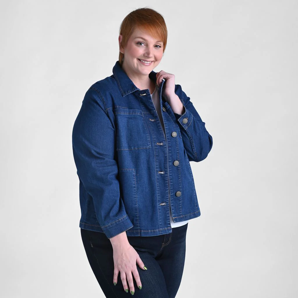Christopher & Banks Stitch Detail Denim Jacket - Image 8