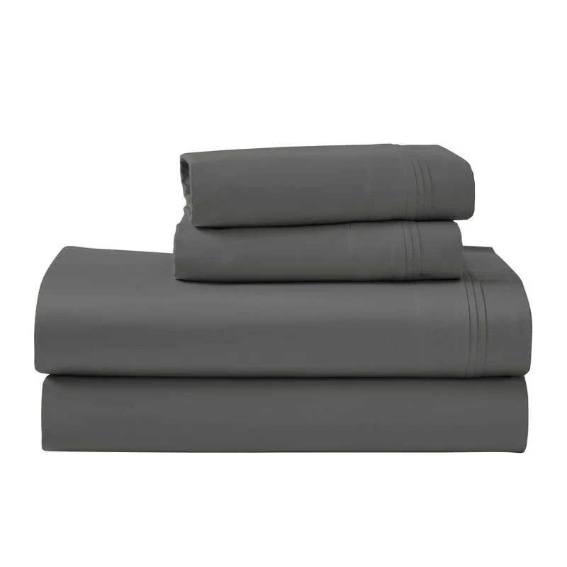Superior 1000 Thread Count Egyptian Cotton Sateen Solid 4-Piece Sheet Set - Image 23