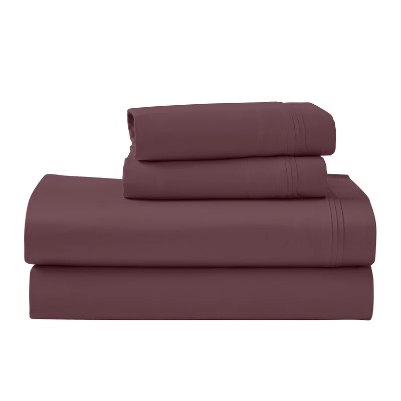 Superior 1000 Thread Count Egyptian Cotton Sateen Solid 4-Piece Sheet Set - Image 28