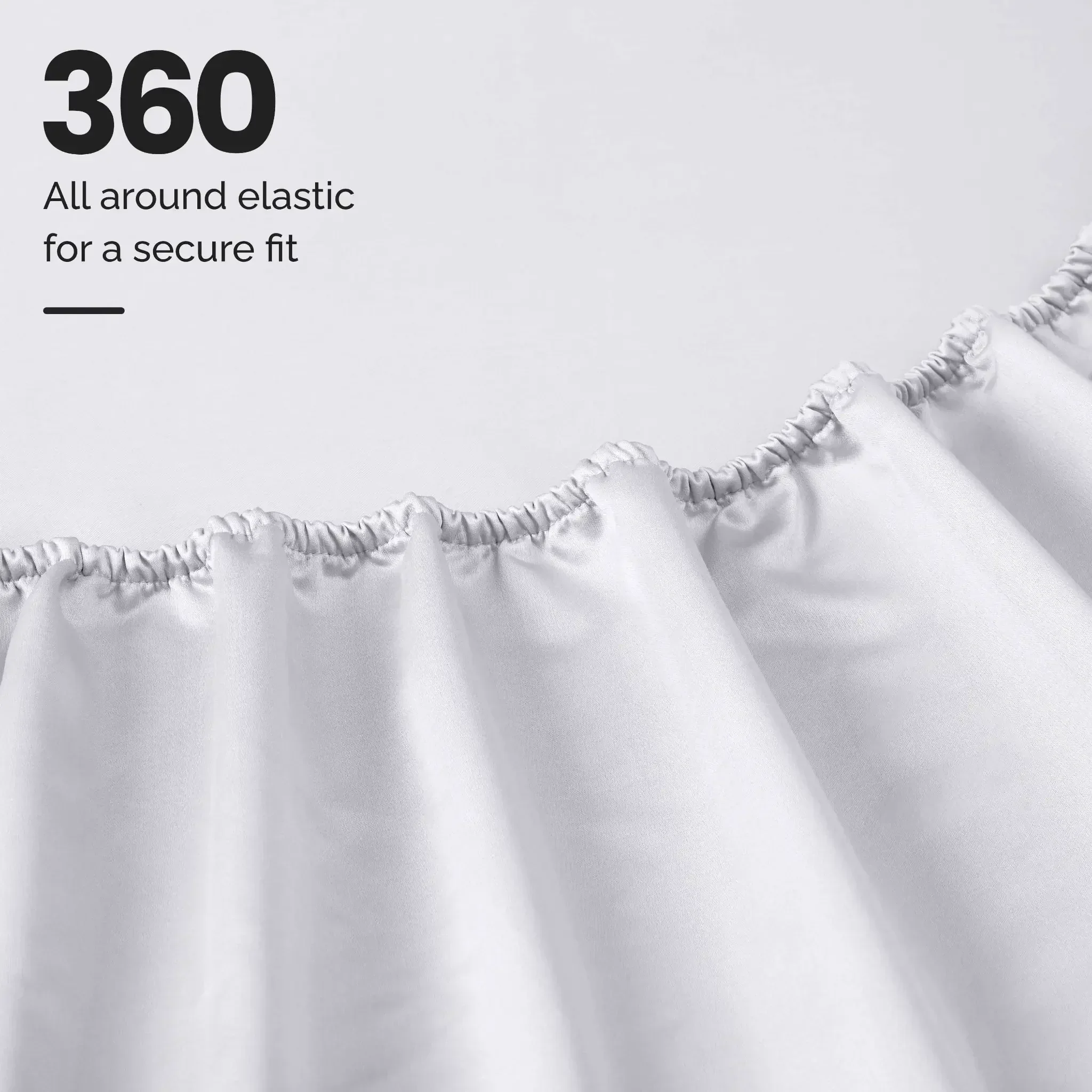 Superior 1000 Thread Count Egyptian Cotton Sateen Solid 4-Piece Sheet Set - Image 36