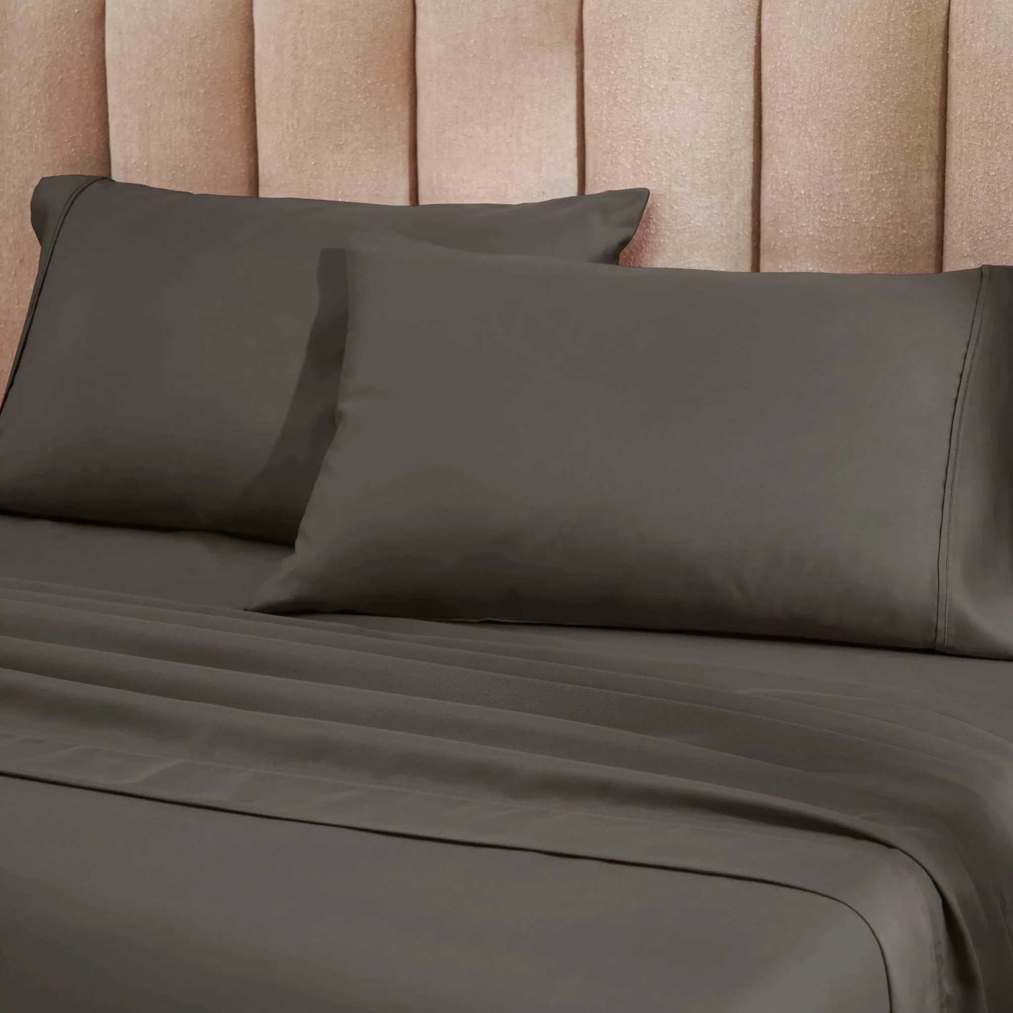 Superior 1200 Thread Count Cotton Blend Deep Pocket Solid 4-Piece Sheet Set - Image 10