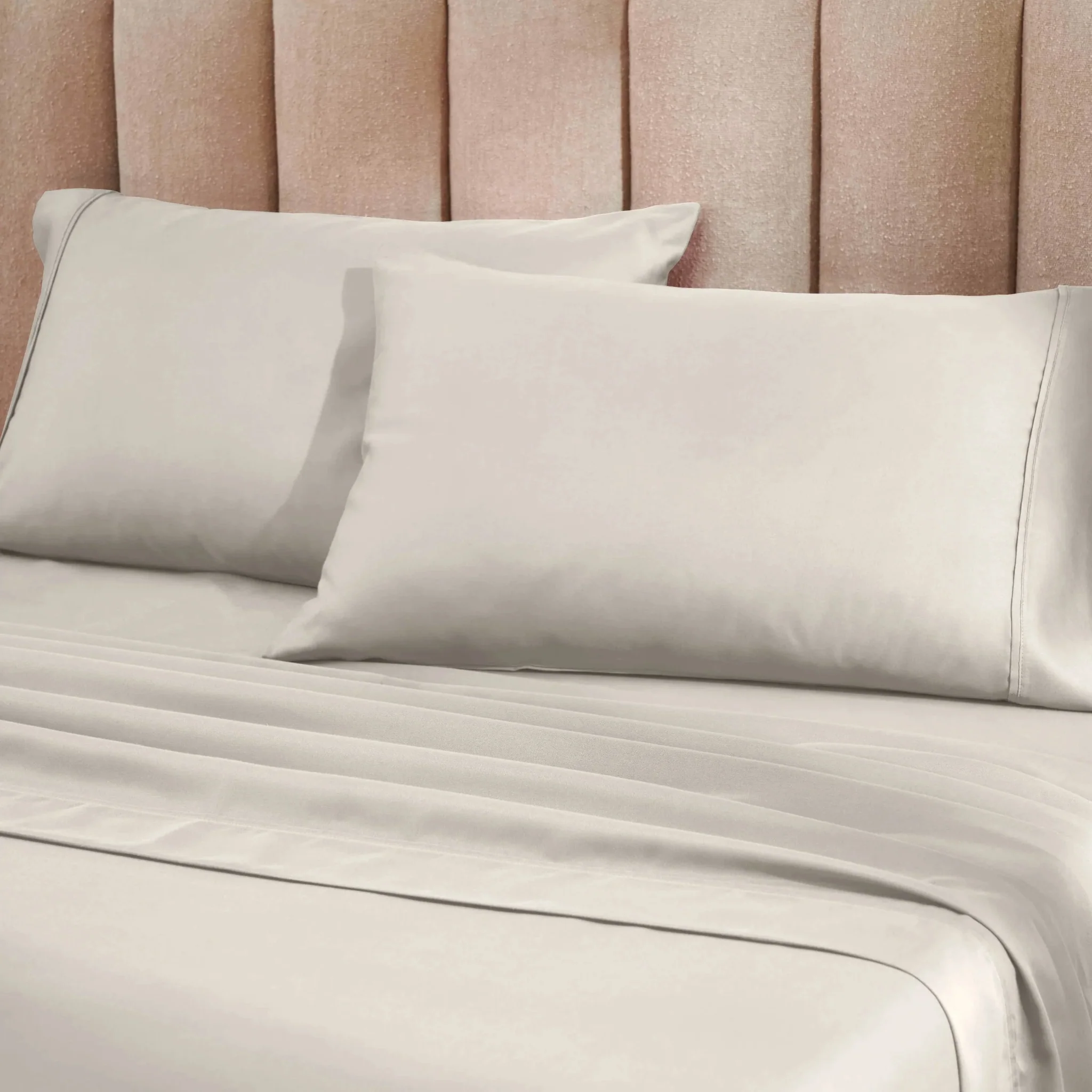 Superior 1200 Thread Count Cotton Blend Deep Pocket Solid 4-Piece Sheet Set - Image 12