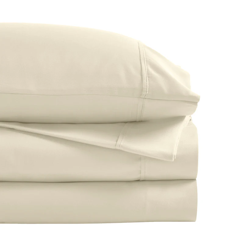 Superior 1200 Thread Count Cotton Blend Deep Pocket Solid 4-Piece Sheet Set - Image 15
