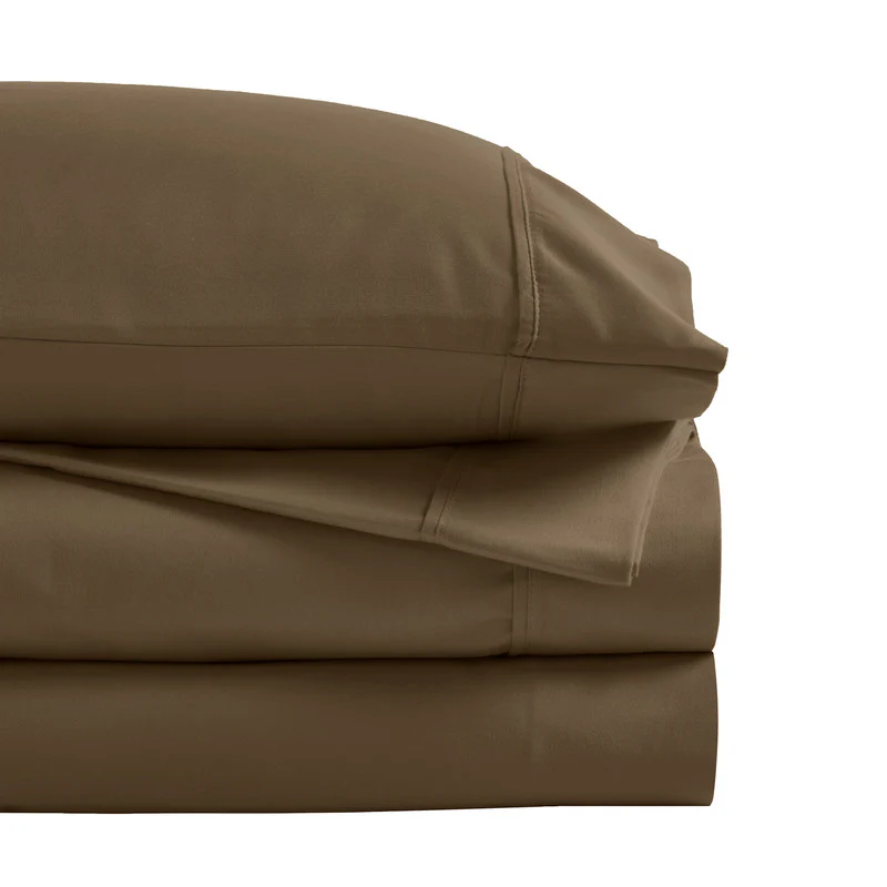 Superior 1200 Thread Count Cotton Blend Deep Pocket Solid 4-Piece Sheet Set - Image 19
