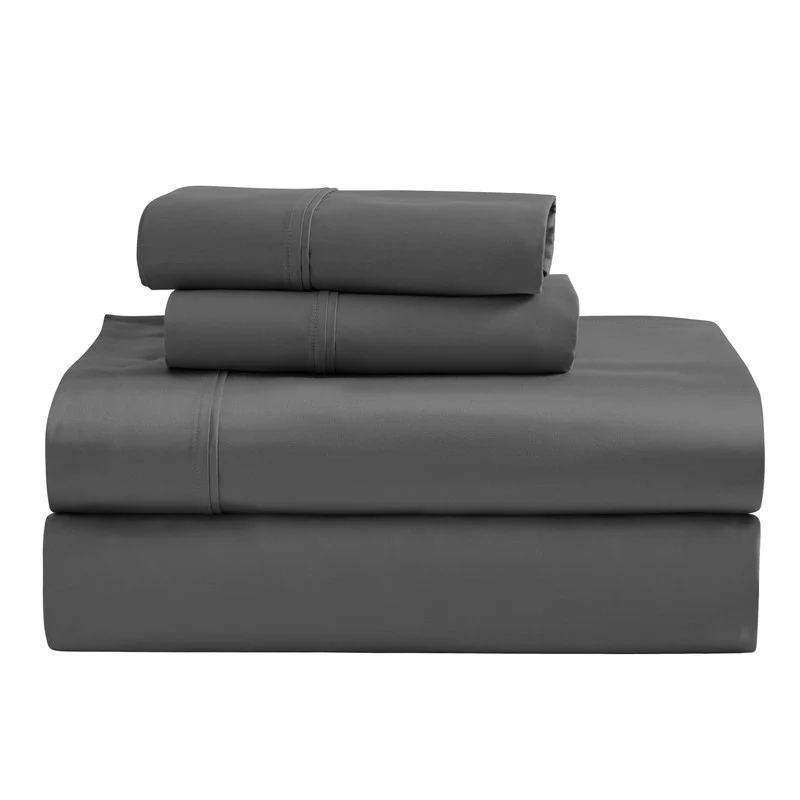 Superior 1200 Thread Count Egyptian Cotton Sateen Solid 4-Piece Sheet Set - Image 15