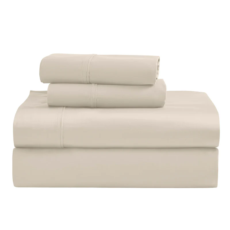 Superior 1200 Thread Count Egyptian Cotton Sateen Solid 4-Piece Sheet Set - Image 18