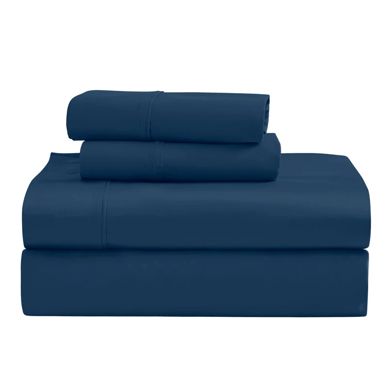 Superior 1200 Thread Count Egyptian Cotton Sateen Solid 4-Piece Sheet Set - Image 20