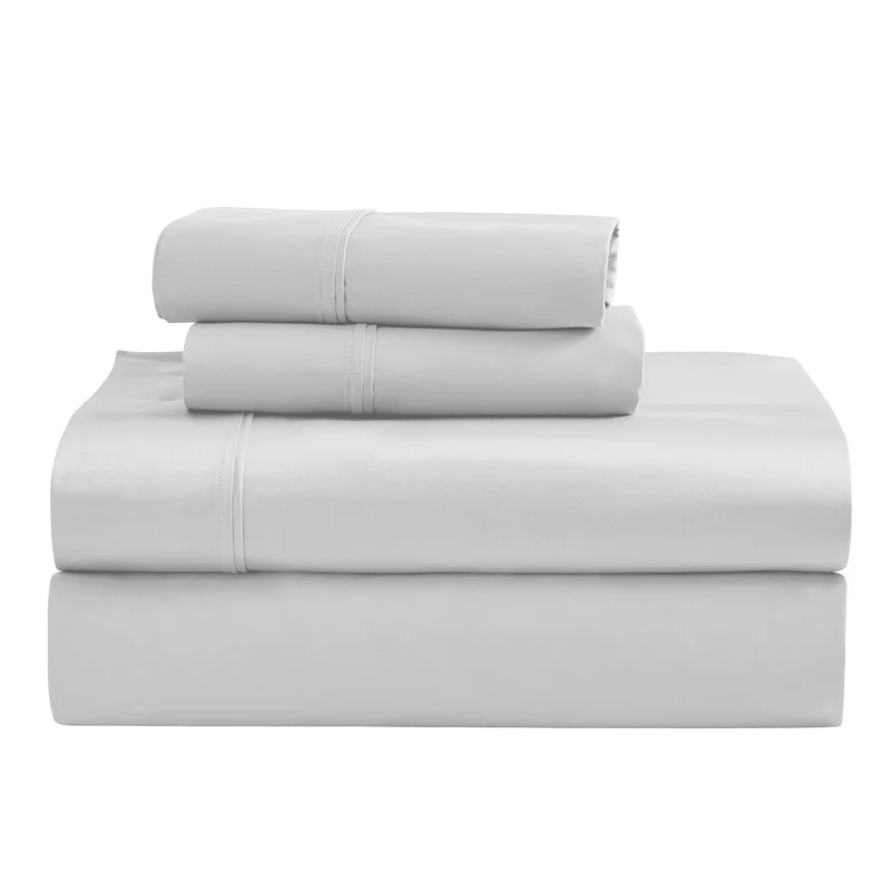 Superior 1200 Thread Count Egyptian Cotton Sateen Solid 4-Piece Sheet Set - Image 21