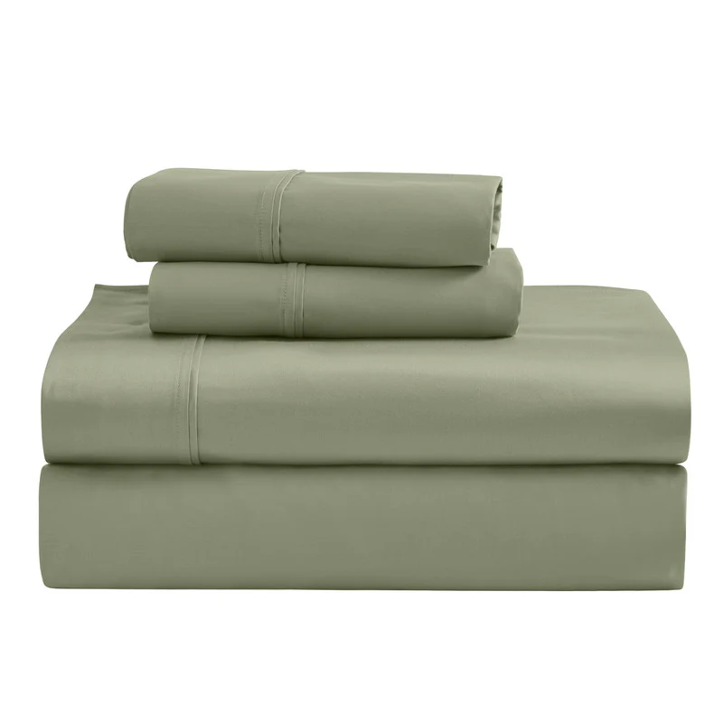 Superior 1200 Thread Count Egyptian Cotton Sateen Solid 4-Piece Sheet Set - Image 22