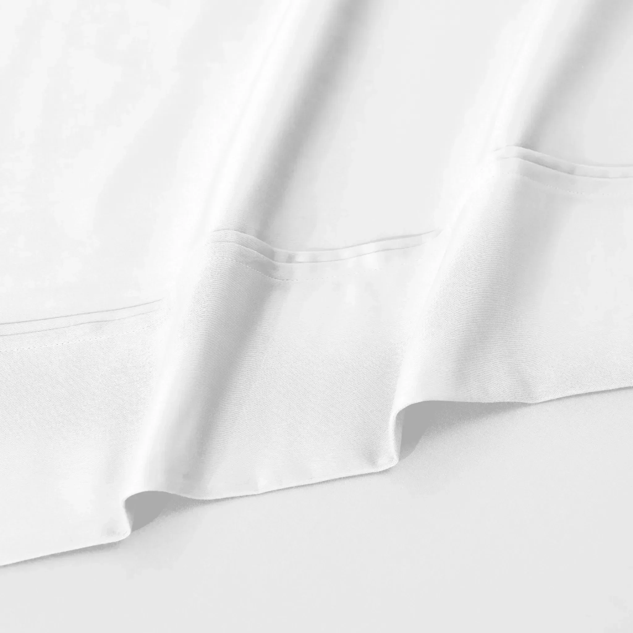 Superior 1200 Thread Count Egyptian Cotton Sateen Solid 4-Piece Sheet Set - Image 30