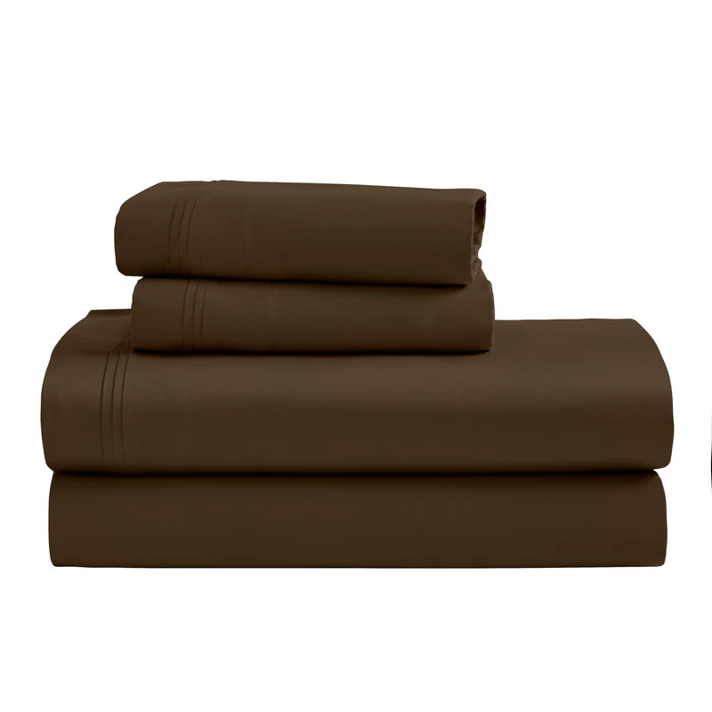 Superior 1500 Thread Count Egyptian Cotton Sateen Solid 4-Piece Sheet Set - Image 7
