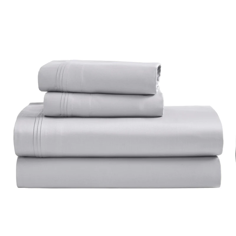 Superior 1500 Thread Count Egyptian Cotton Sateen Solid 4-Piece Sheet Set - Image 8