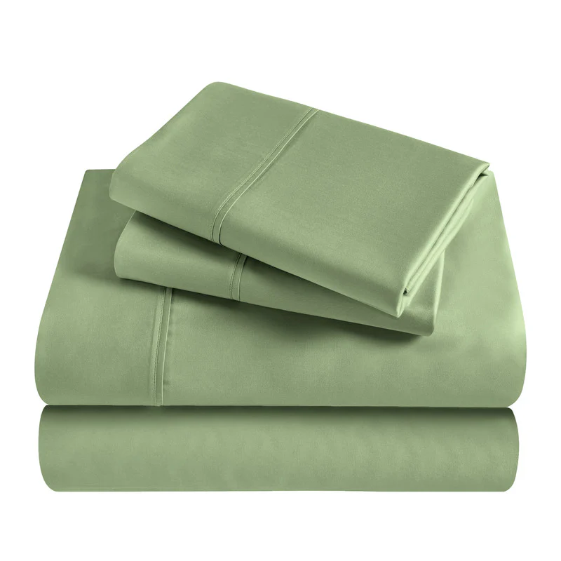 Superior Rayon From Bamboo 300 Thread Count Solid Deep Pocket 4-Piece Sheet Set - Image 21