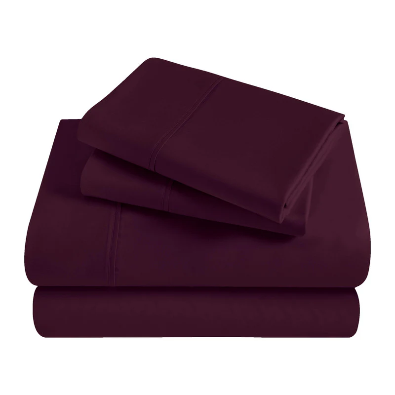 Superior Solid 300 Thread Count Egyptian Cotton Sateen 4-Piece Sheet Set - Image 10