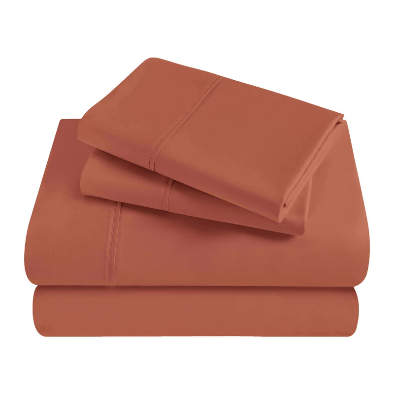 Superior Solid 300 Thread Count Egyptian Cotton Sateen 4-Piece Sheet Set - Image 11