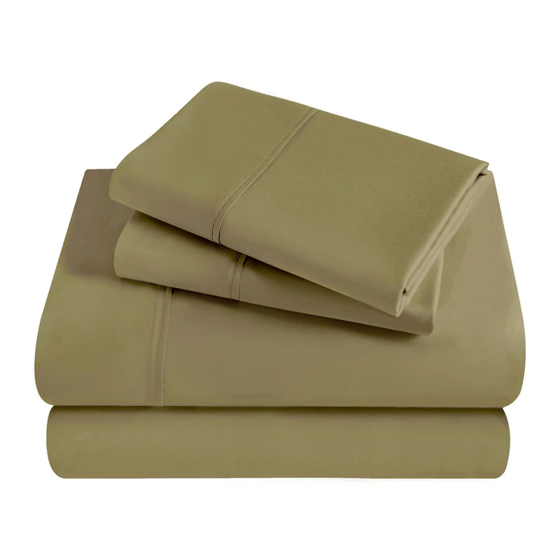 Superior Solid 300 Thread Count Egyptian Cotton Sateen 4-Piece Sheet Set - Image 13