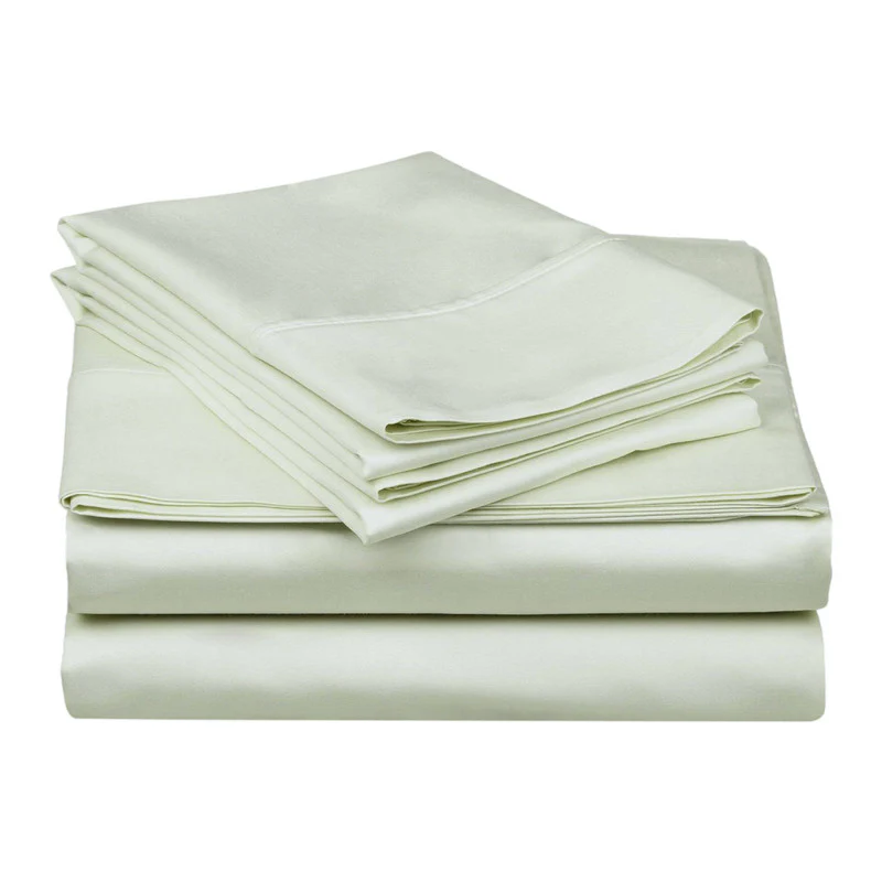 Superior Solid 300 Thread Count Egyptian Cotton Sateen 4-Piece Sheet Set - Image 8