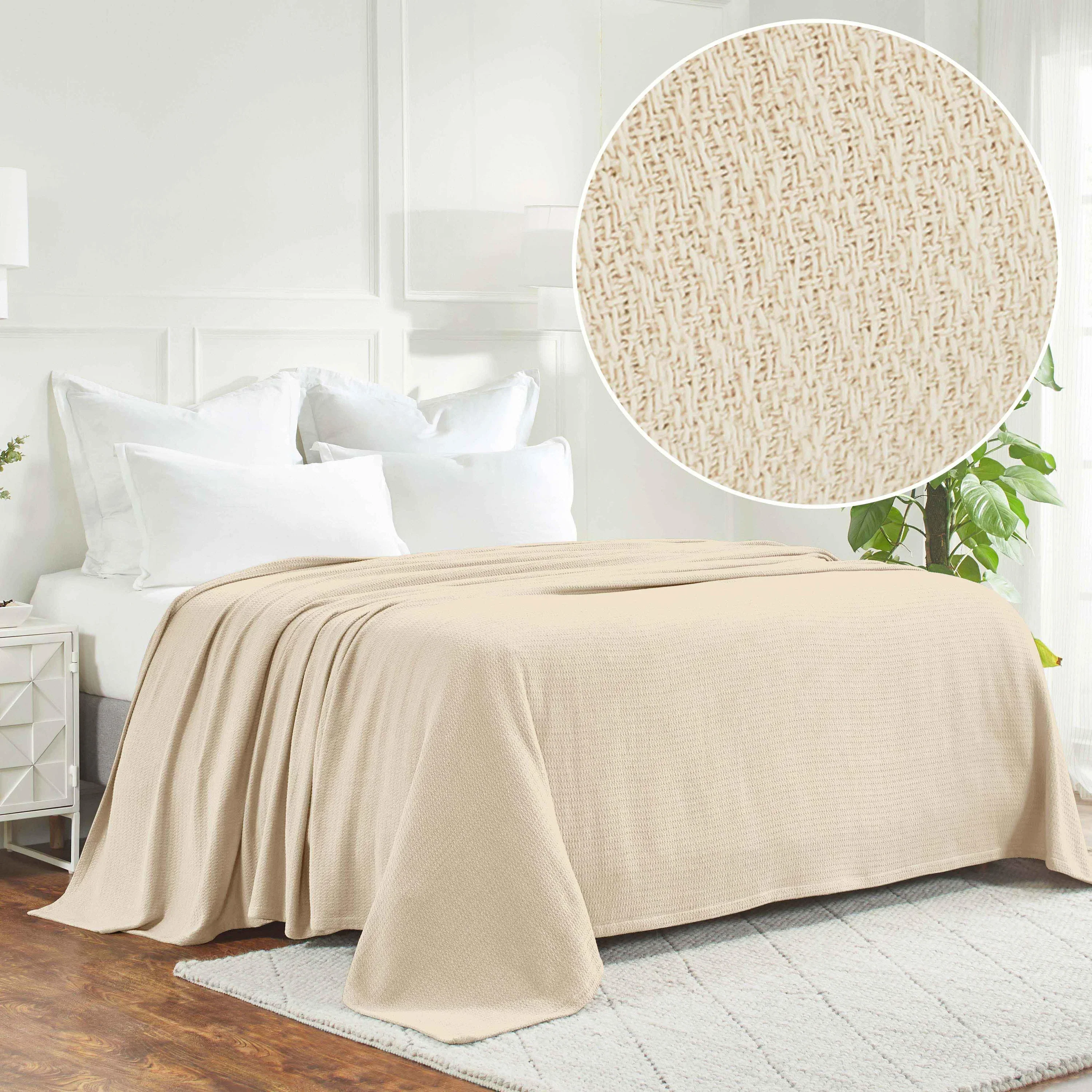 Superior Waffle 100% Cotton Lightweight Blanket - Image 13