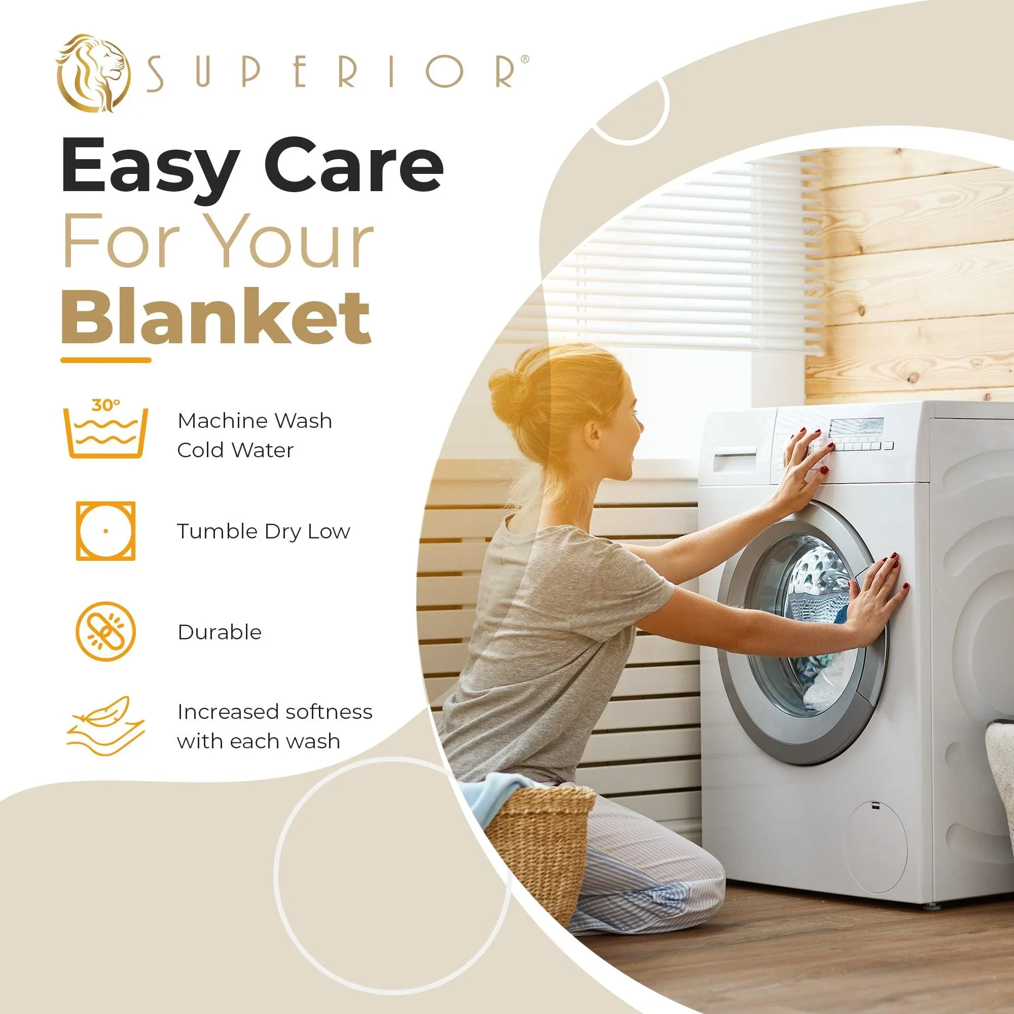 Superior Waffle 100% Cotton Lightweight Blanket - Image 19