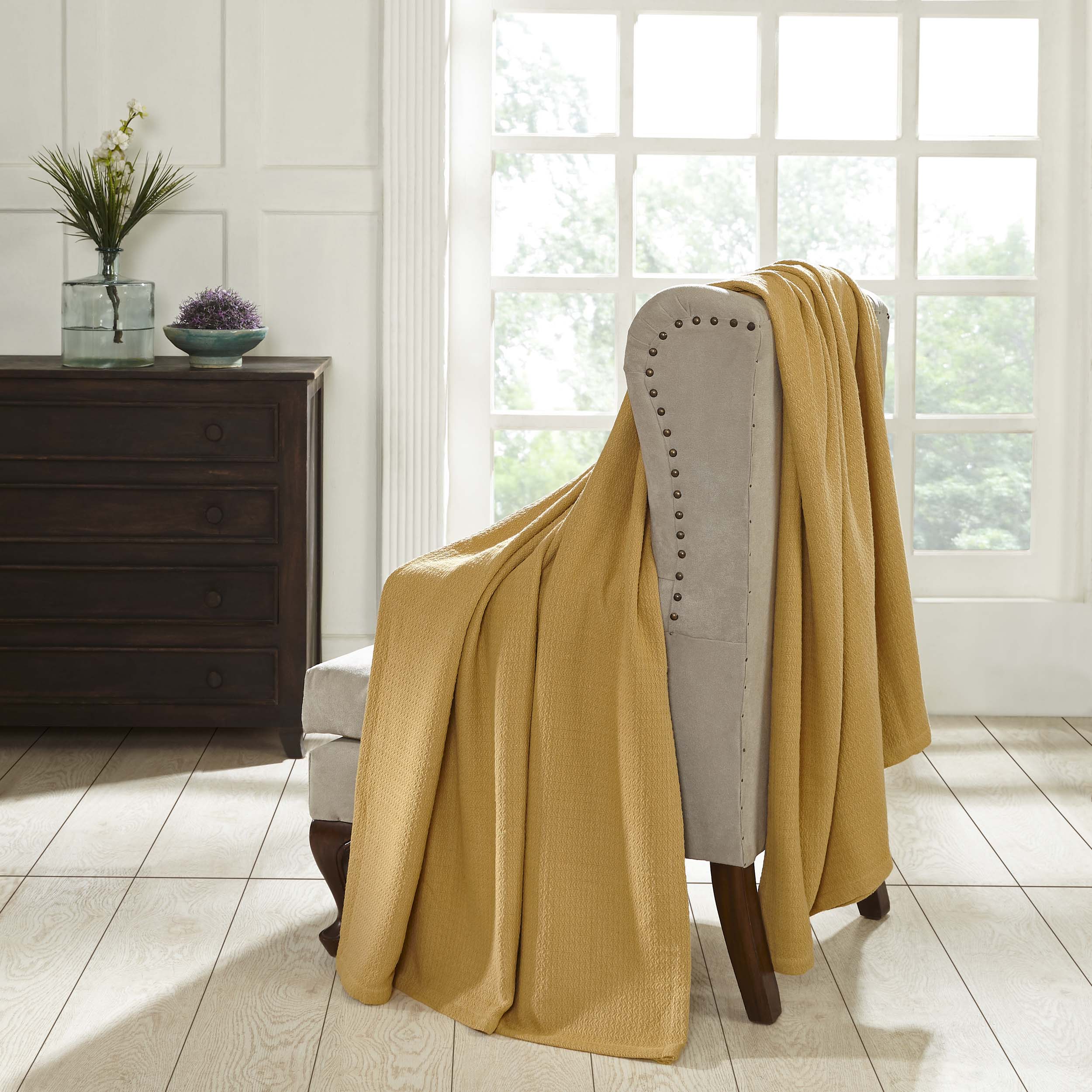 Superior Waffle 100% Cotton Lightweight Blanket - Image 20