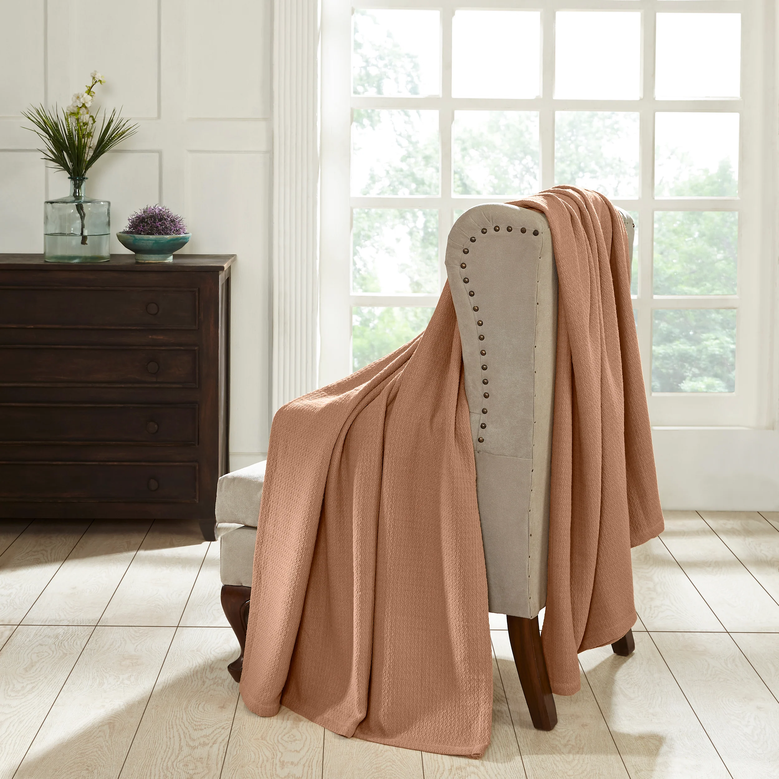 Superior Waffle 100% Cotton Lightweight Blanket - Image 24