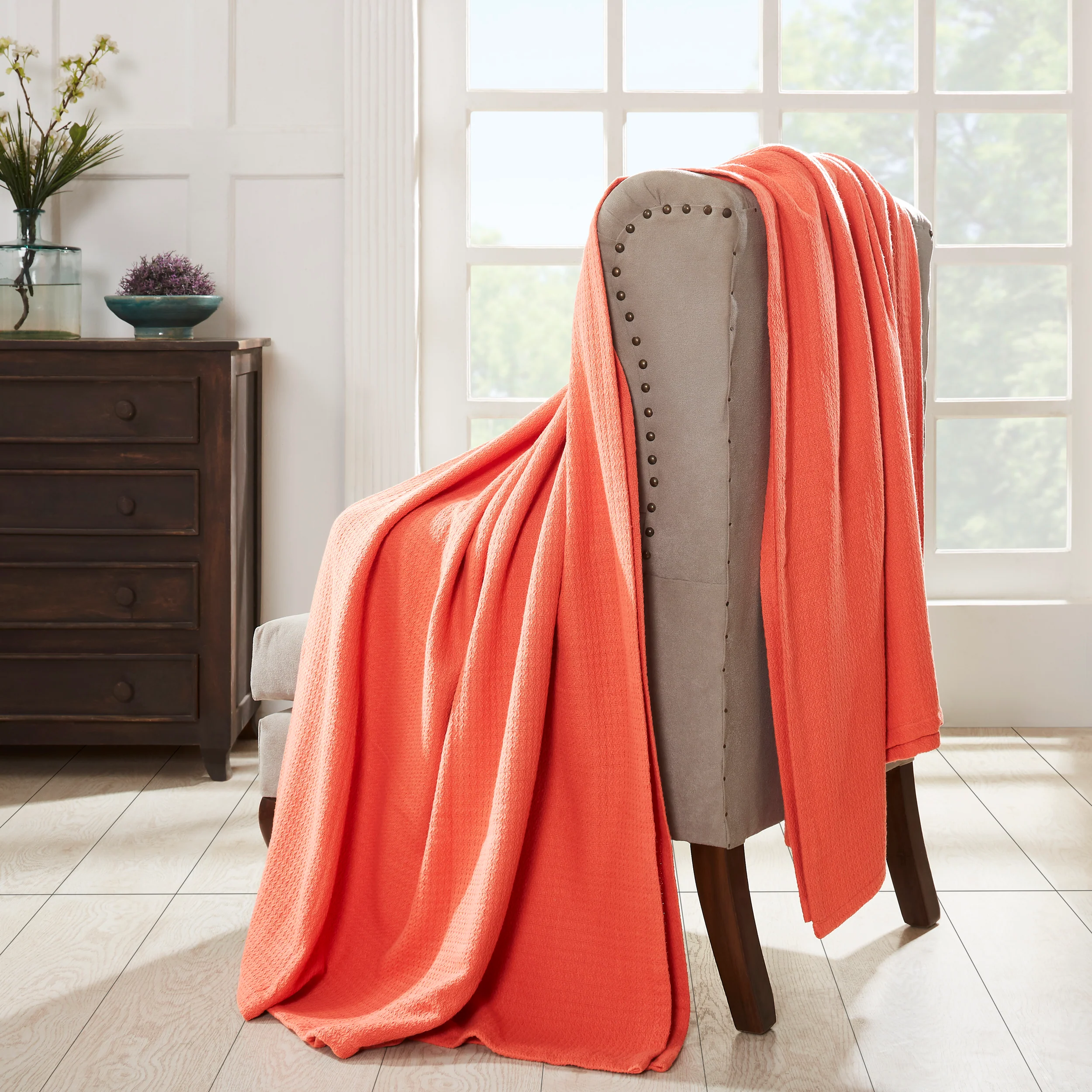 Superior Waffle 100% Cotton Lightweight Blanket - Image 26